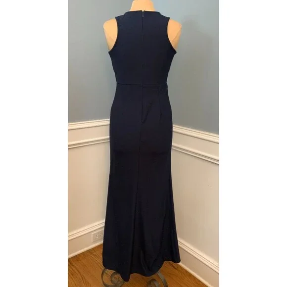 Lulus Dress Womens M Sleeveless Oak & Elm Lace Fitted Prom Evening  Homecoming